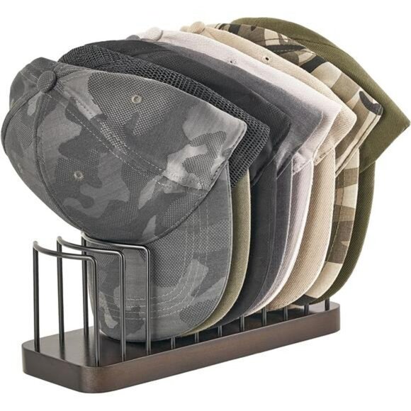Mkono Hat Organizer Rack for Baseball Caps Desk Shelf Storage Holder Stand - Picture 1 of 7